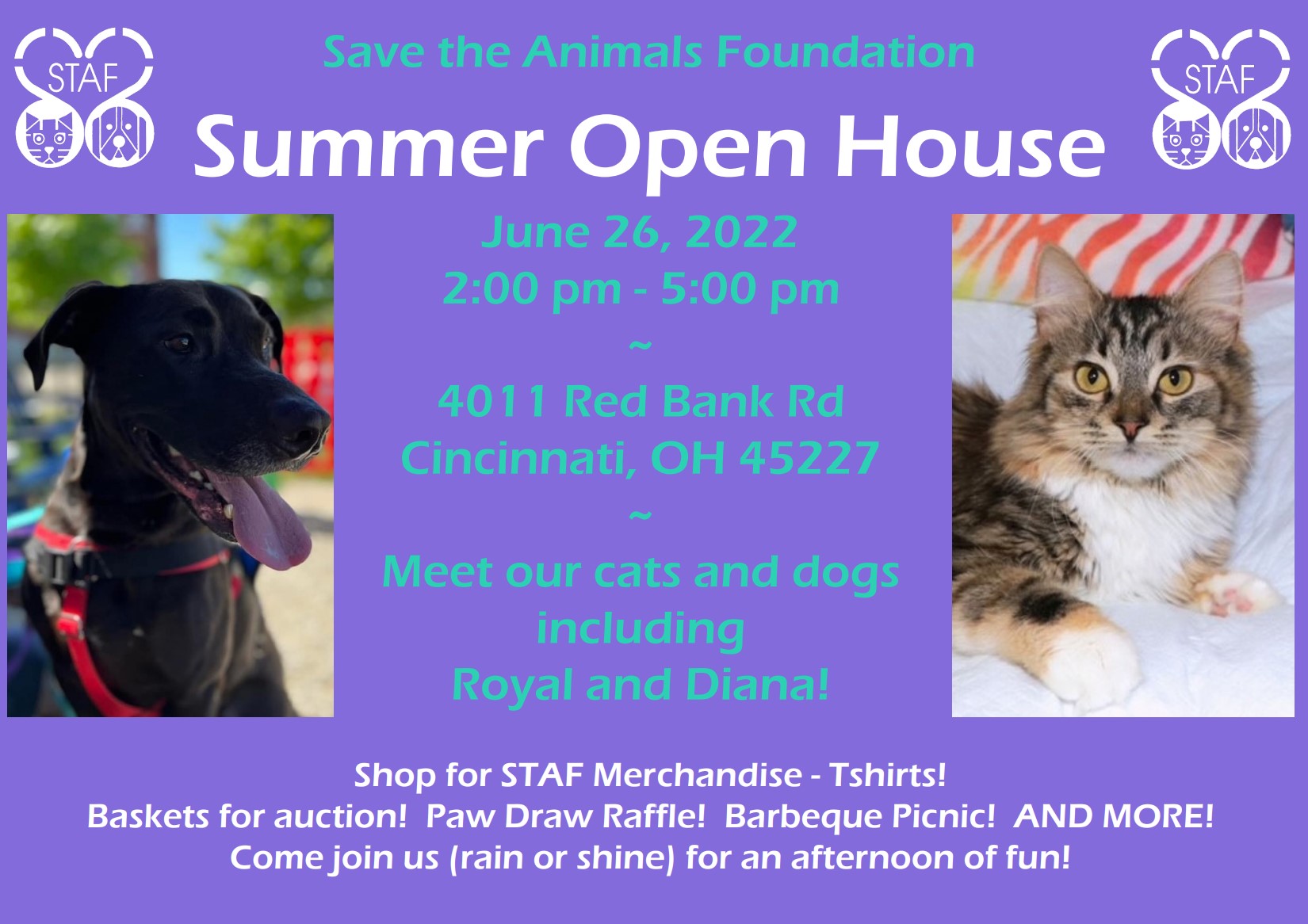 Summer Open House at Save the Animals Foundation | Grady Veterinary  Hospital | Grady Veterinary Hospital