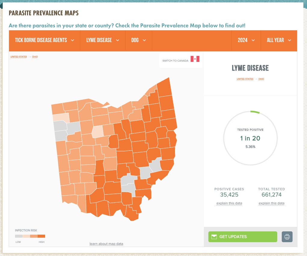 Parasite Prevalence Map