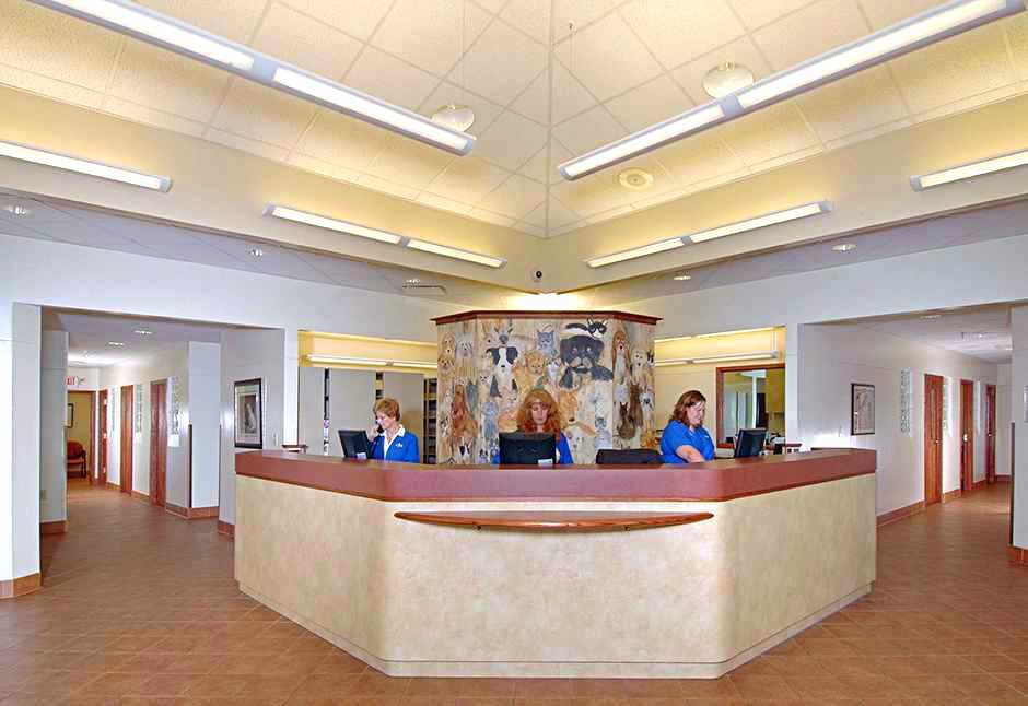 The receptionists at Grady Veterinary Hospital are always available for your pets needs.
